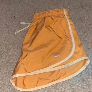 Worn once. Orange Nike shorts